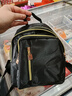學(xué)院風(fēng)帆布小背包新款時(shí)尚經(jīng)典雙肩包大容量迷你休閑百搭背包 黑色 雙肩包 曬單實(shí)拍圖