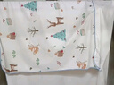 童葵（tongkui）隔尿墊嬰兒大號可洗防水床單超大透氣寶寶護理墊姨媽藍鹿150*200 曬單實(shí)拍圖