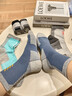 夢(mèng)特嬌男士襪子男冬季100%純棉運動(dòng)中筒襪7A抗菌防臭襪厚款透氣耐磨棉襪 曬單實(shí)拍圖
