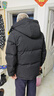 京東京造【新品首發(fā)】鵝絨服男極寒進(jìn)口95白鵝絨短款女羽絨服 曜石黑 2XL 曬單實(shí)拍圖
