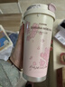 Vanow櫻花保溫杯女生咖啡陶瓷內膽吸管杯子送女友禮物家居館車(chē)載水杯 曬單實(shí)拍圖