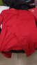 浪莎本命年馬年紅色薄款莫代爾棉毛衫女秋衣秋褲套裝冬季保暖內衣打底 ·【大紅套裝】·高彈莫代爾棉 L (165) 曬單實(shí)拍圖