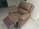 芝華仕頭等艙智能真皮沙發(fā)單人沙發(fā)電動(dòng)功能芝華士全明星實(shí)力單椅K135棕 曬單實(shí)拍圖