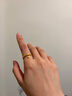 六福珠寶新年禮物 黃金戒指童心星星足金蹦迪珠彈力戒 計價(jià) 約0.93克 曬單實(shí)拍圖