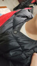紅豆90絨兒童羽絨服輕薄外套休閑男女童休閑內膽保暖上衣 黑色 130 曬單實(shí)拍圖