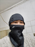 安踏（ANTA）滑雪面罩防風(fēng)保暖護臉男女透氣戶(hù)外騎行登山跑步面罩 黑色 L 曬單實(shí)拍圖