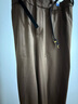 太平鳥(niǎo)女裝休閑褲秋季品質(zhì)哈倫褲直筒寬松質(zhì)感職場(chǎng) 深咖 L 曬單實(shí)拍圖