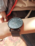 佰時(shí)頓手表男學(xué)生簡(jiǎn)約防水夜光中考高考初中高中生考試送男友品牌石英表 黑色網(wǎng)帶【雙日歷備用皮表帶】 曬單實(shí)拍圖