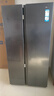 海爾（Haier）盛宴618L對開(kāi)門(mén)冰箱黑金凈化一級能效風(fēng)冷無(wú)霜超大容量藍色BCD-618WGHSSEDBL國家補貼 曬單實(shí)拍圖