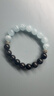 峨眉山海藍寶手串黑曜石手串情侶手鏈補水馬年本命年新年禮物 曬單實(shí)拍圖