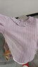 巴厘小豬女寶寶T恤秋季長(cháng)袖衣服兒童秋裝甜美可愛(ài)花邊娃娃衫春秋女童上衣 幽蘭紫 90 曬單實(shí)拍圖