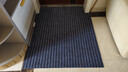 柏能條紋入戶(hù)地墊門(mén)口地毯入戶(hù)門(mén)腳墊進(jìn)戶(hù)門(mén)口地墊可裁剪灰色80x120cm 曬單實(shí)拍圖