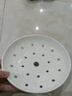 海滌（HAIDI）陶瓷蒸盤(pán)高腳鍋內蒸架電飯煲蒸籠內置蒸格炒鍋蒸鍋蒸屜篦子 小號【高腳】陶瓷蒸盤(pán) 曬單實(shí)拍圖
