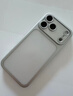 斯幻柯適用iphone17promax手機殼蘋(píng)果17ProMax新款半透明磨砂17promax鏡頭全包防摔電鍍高級感保護套-銀 曬單實(shí)拍圖