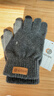 GRGN羊毛手套男女冬季戶(hù)外時(shí)尚觸屏防寒保暖加厚騎行開(kāi)車(chē)針織毛線(xiàn)手套 曬單實(shí)拍圖