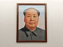 毛主席掛像-天安門(mén)現版頭像雙耳晚年風(fēng)采畫(huà)像 中堂大廳客廳懸掛畫(huà) 【定制大相框】67*87cm 可掛墻 實(shí)木相框 油畫(huà)布微噴畫(huà)芯+高透明有機玻璃 曬單實(shí)拍圖