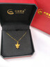 中國黃金（CHINA GOLD）小天使黃金項鏈女精靈足金吊墜生日禮物送女朋友老婆 臻選禮盒包裝【無(wú)產(chǎn)品勿單拍】 曬單實(shí)拍圖