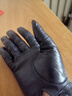 曼查斯特 山羊皮手套男單層冬季無(wú)內里單皮男士開(kāi)車(chē)觸屏真皮手套 黑色觸屏[絲光薄里] M 曬單實(shí)拍圖