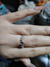 老鳳祥羽化成蝶銀情侶戒指一對表白求結婚對戒新年元旦禮物送女友老婆 【京速達】羽化成蝶情侶對戒 曬單實(shí)拍圖