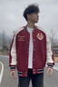 安踏（ANTA）【王一博同款】好事發(fā)生丨馬年新年戰袍外套男女情侶款棒球服夾克 【王一博同款】朱櫻紅S-3 本命年配色-新年穿搭 XL （男180） 曬單實(shí)拍圖