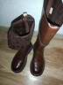 達芙妮長(cháng)筒靴子女鞋加絨2025新款秋冬爆款牛仔靴高筒巨好看騎士長(cháng)靴 曬單實(shí)拍圖