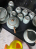 京東京造 茶具整套 功夫茶具套裝帶茶盤(pán)茶壺茶杯 天青汝窯西施壺 16件 曬單實(shí)拍圖