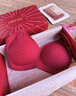 ubras虞書(shū)欣同款26迎新幸運紅盒無(wú)尺碼本命禮盒文胸女內衣褲馬上紅送禮 紅色千馬紋 馬上紅-虞書(shū)欣同款 均碼 背心款-標準版A-C杯100-130斤 曬單實(shí)拍圖
