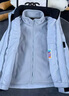 啄木鳥(niǎo)2026新款沖鋒衣三合一可拆卸男女可拆卸加絨外套夾克春秋季男裝 月光藍 【三合一/可拆卸】 XL 【建議140-160】 曬單實(shí)拍圖