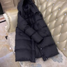 韻動(dòng)犸高端品牌韓版羽絨服女中長(cháng)款2025冬季新款90白鴨絨超好看加厚外套 黑色（90白鴨絨） S (80-120斤左右) 曬單實(shí)拍圖