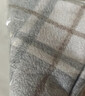 鄂爾多斯1980羊絨水紋格保暖百搭圍巾通勤時(shí)尚圍巾秋冬男女同款 雅灰 180cmX30cm 曬單實(shí)拍圖