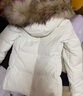 蕓蕁羽絨服女90白鴨絨2025冬季大毛領(lǐng)連帽收腰加厚設計感夾克外套 米白色 【高品質(zhì)加厚保暖】現貨 S 曬單實(shí)拍圖
