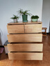 斗柜全實(shí)木斗柜北歐日式橡膠實(shí)木五六七斗柜收納柜現代簡(jiǎn)約臥室柜 原木色五斗柜80/40/97高 曬單實(shí)拍圖