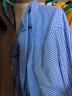優(yōu)衣庫男裝女裝優(yōu)質(zhì)長(cháng)絨棉格子襯衫/長(cháng)袖襯衣26春夏新款482461 63 天藍色 S 曬單實(shí)拍圖