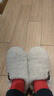 紅豆包跟棉拖鞋女士冬季2025新款防滑軟底靜音羊羔毛絨保暖棉鞋男外穿 白色 38-39 建議38-39腳穿丨內長(cháng)23.5CM 曬單實(shí)拍圖