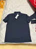十如仕POLO衫男短袖海鷗領(lǐng)夏季翻領(lǐng)t恤商務(wù)通勤休閑 P12-03 深藍色 XL 曬單實(shí)拍圖
