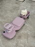beunty巴比特電動(dòng)扭扭車(chē)大人可坐防側翻兒童溜溜車(chē)1-3歲帶拖斗搖搖車(chē)可充電 粉【雙驅】12V7000大電瓶+音樂(lè )+拉手+座位可調+拖斗 曬單實(shí)拍圖