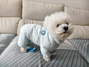 MIKI PAD狗狗衣服秋冬季狗狗羽絨服保暖四腳寵物棉服新款小型幼犬加絨加厚 【云朵輕棉服】藍/可牽引 L胸圍42cm（按照胸圍購買(mǎi)/參考體重6-8.5斤） 曬單實(shí)拍圖