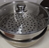 BSITN湯鍋帶蒸籠28cm單層燉鍋蒸鍋雙層加厚不銹鋼燃氣灶電磁爐通用2412 曬單實(shí)拍圖