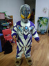 ULTRAMAN奧特曼衣服賽羅加絨加厚保暖套裝男童秋冬款蜘蛛俠萬(wàn)圣節兒童棉服 【發(fā)光款】無(wú)限賽羅加絨風(fēng)衣套裝 120 cm 曬單實(shí)拍圖