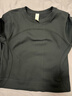自由系運動(dòng)上衣女春秋季新款修身顯瘦短款瑜伽服普拉提跑步健身無(wú)縫長(cháng)袖 曬單實(shí)拍圖