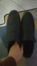 蜘蛛王男鞋冬季加絨保暖高幫棉鞋商務(wù)正裝休閑皮鞋男 48521 黑色 41  曬單實(shí)拍圖