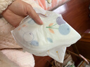 貝肽斯一次性口水巾嬰兒寶寶圍嘴新生兒防水免洗圍兜墊巾紗布20片 藍莓 曬單實(shí)拍圖