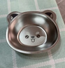 onlycook316不銹鋼寶寶輔食碗 兒童餐盤(pán)飯碗 卡通小碗嬰兒餐具餐盤(pán)-小狗 曬單實(shí)拍圖
