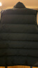 卡爾美（KELME）運動(dòng)棉馬甲男士坎肩秋冬保暖通勤運動(dòng)防寒背心無(wú)袖棉襖 黑色 XL  曬單實(shí)拍圖