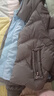 鴨鴨（YAYA）鞠婧祎同款羽絨服女短款2025秋冬新款韓版時(shí)尚加厚保暖顯瘦外套XH 灰色 M （160） 曬單實(shí)拍圖