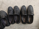 蜻蜓牌【100%全牛皮】男士皮鞋商務(wù)休閑真皮防滑軟底軟面中老年爸爸鞋真皮透氣套腳舒適耐磨真皮百搭鞋子 黑色 43 曬單實(shí)拍圖