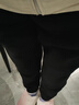李寧運動(dòng)褲女子衛褲針織長(cháng)褲子休閑褲大碼寬松直筒春夏潮流顯瘦透氣 黑色  加絨加厚  收口褲 M (170) (建議110-130斤) 曬單實(shí)拍圖