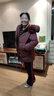皮爾卡丹（pierre cardin）媽l媽冬裝羽棉絨服2025新款中老年人女冬季加厚中長(cháng)款外套針織 珊瑚紅 3XL (170) 120-135斤 曬單實(shí)拍圖