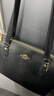 蔻馳（COACH）【品牌直供】女士GALLERY大號手提托特包黑色CV402新年禮物 曬單實(shí)拍圖