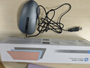 惠普（HP）M280有線(xiàn)鼠標 皮質(zhì)鼠標墊套裝 家用辦公筆記本臺式機電腦 人體工學(xué)電競游戲鼠標 霧灰有聲 曬單實(shí)拍圖